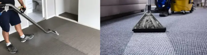 Carpet Cleaning using a vacuum cleaner