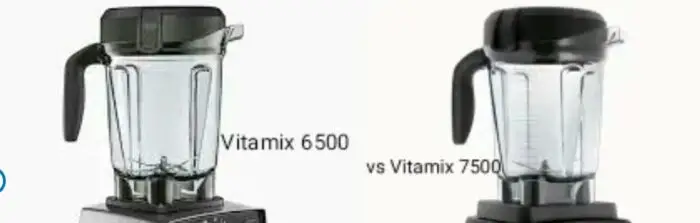 Vitamix 7500 and 6500 pitcher size difference