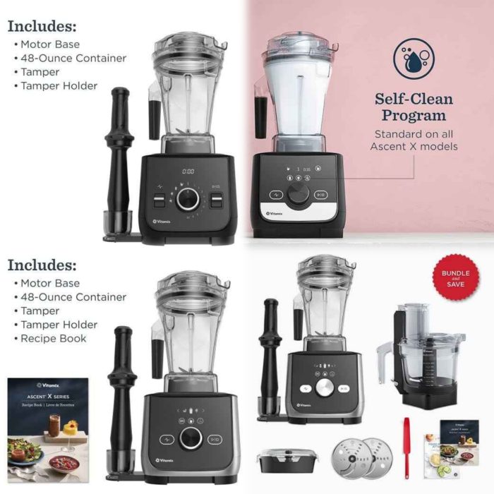 Shared Features Across the Vitamix Ascent X Series